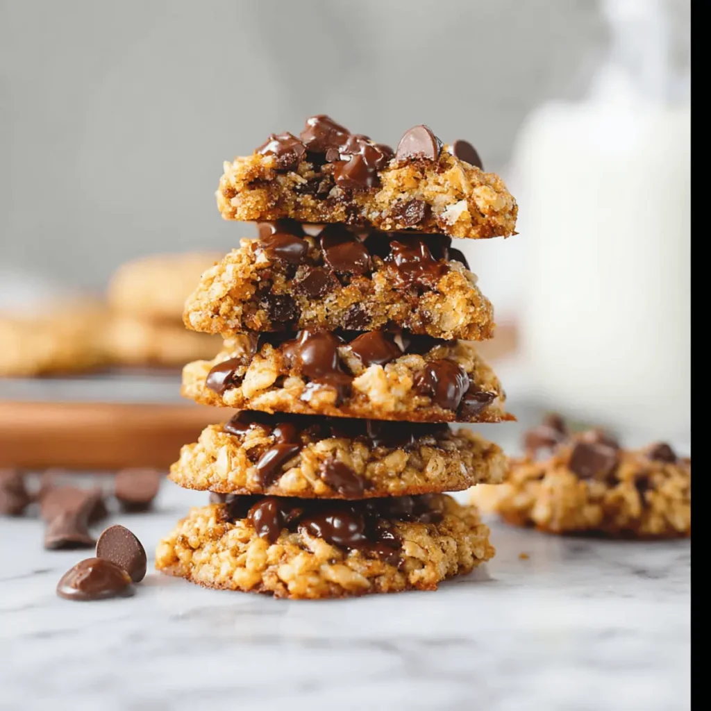 Chocolate Rice Crispy Cookies