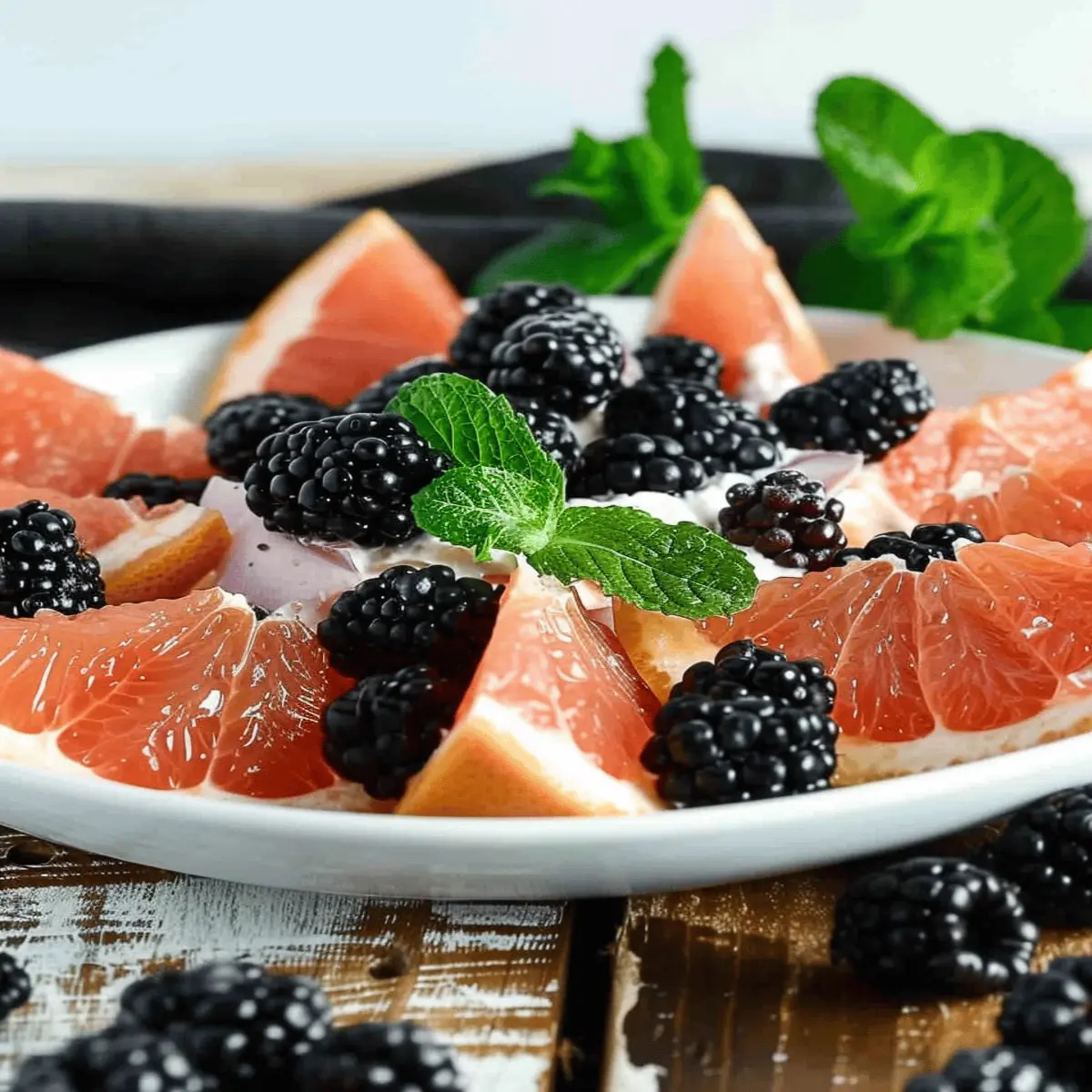 Grapefruit Blackberry Salad: Refreshingly Juicy for Your Palate