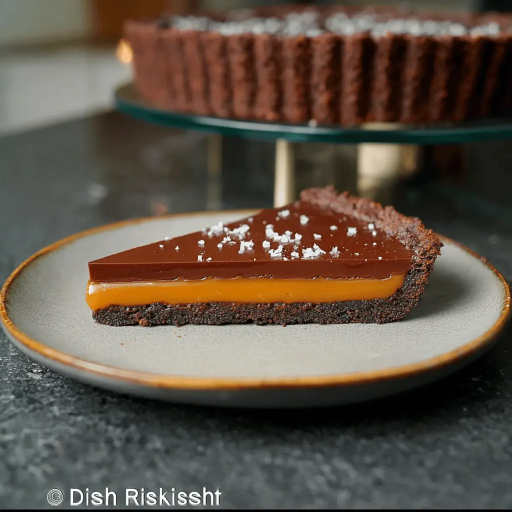 Salted Caramel Chocolate Tart