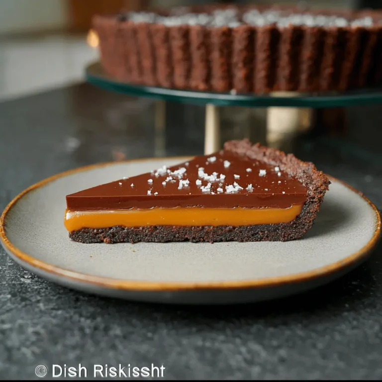 Salted Caramel Chocolate Tart