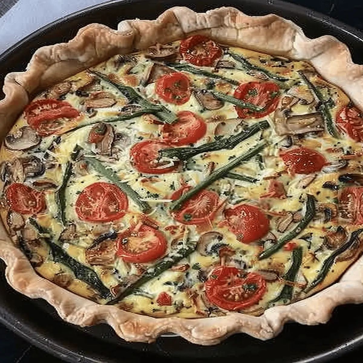 Tomato Mozzarella Quiche: The Best Comfort Food Delight