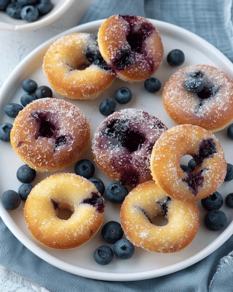 Blueberry Donuts: Indulgent Treats for Homemade Happiness