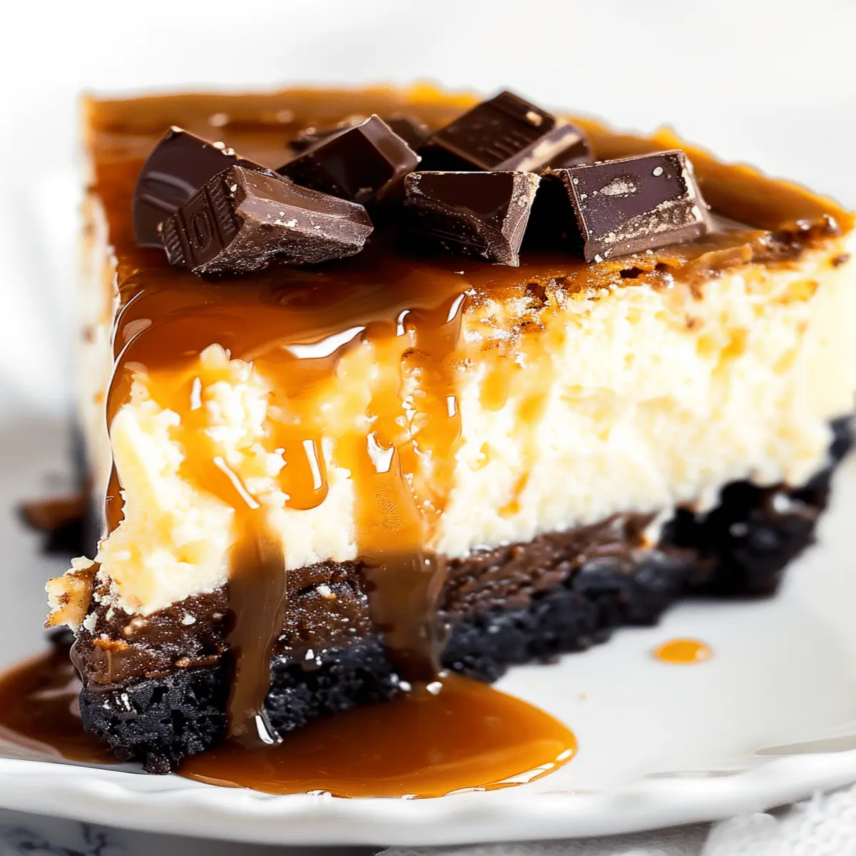 Caramel Brownie Cheesecake: Indulgent Bliss in Every Bite