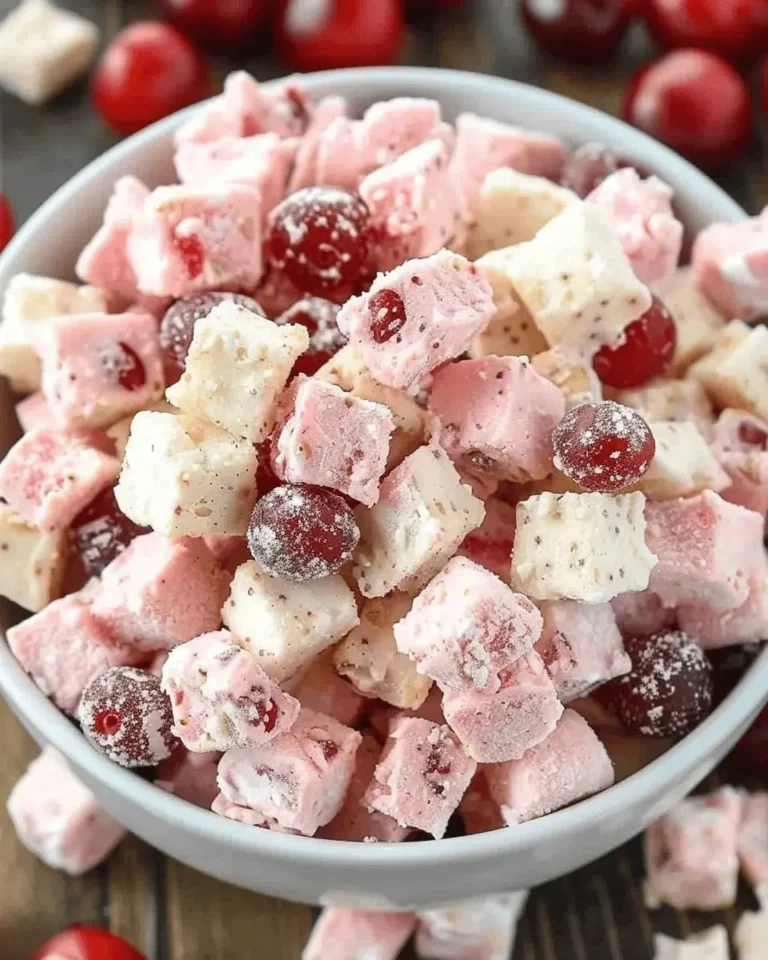 Cherry Cheesecake Puppy Chow