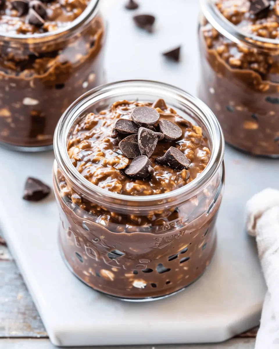 Chocolate Overnight Oats: Easy, Indulgent Morning Delight