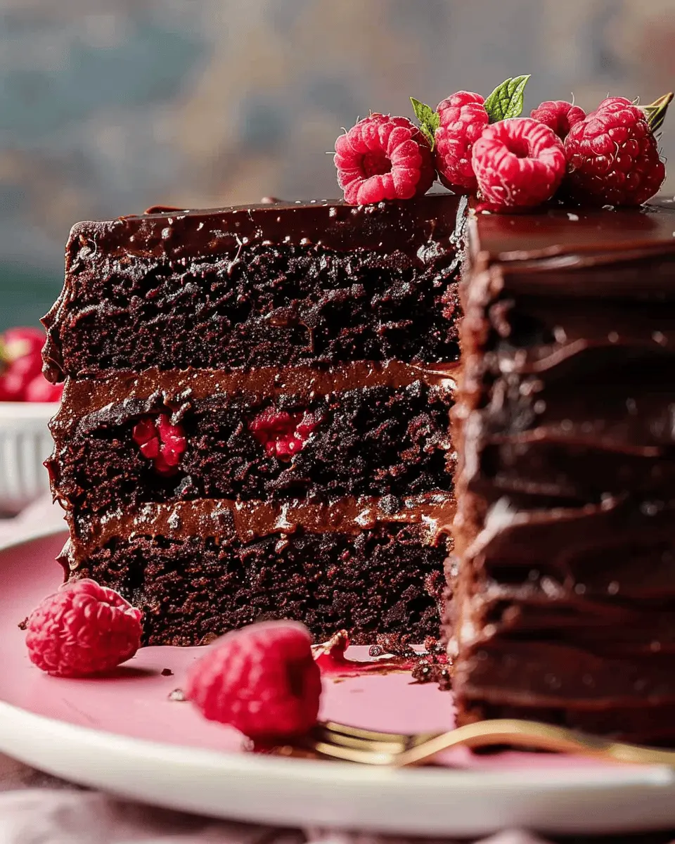 Chocolate Raspberry Cake: Indulgent Bliss in Every Bite