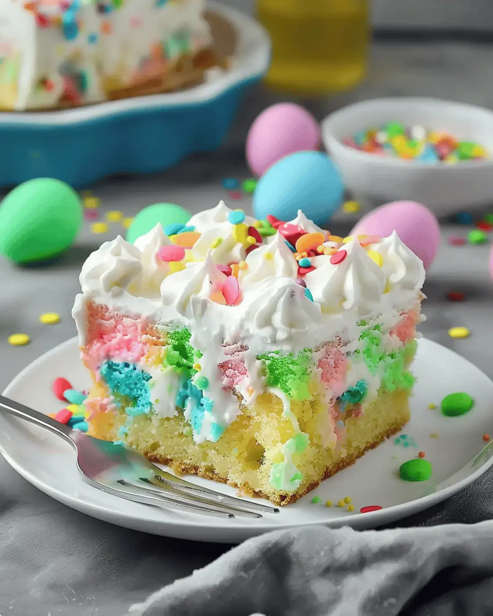 Easter Poke Cake: Indulgent & Colorful Treat for Spring Celebrations