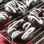 Hot Chocolate Doughnuts with Marshmallow Glaze