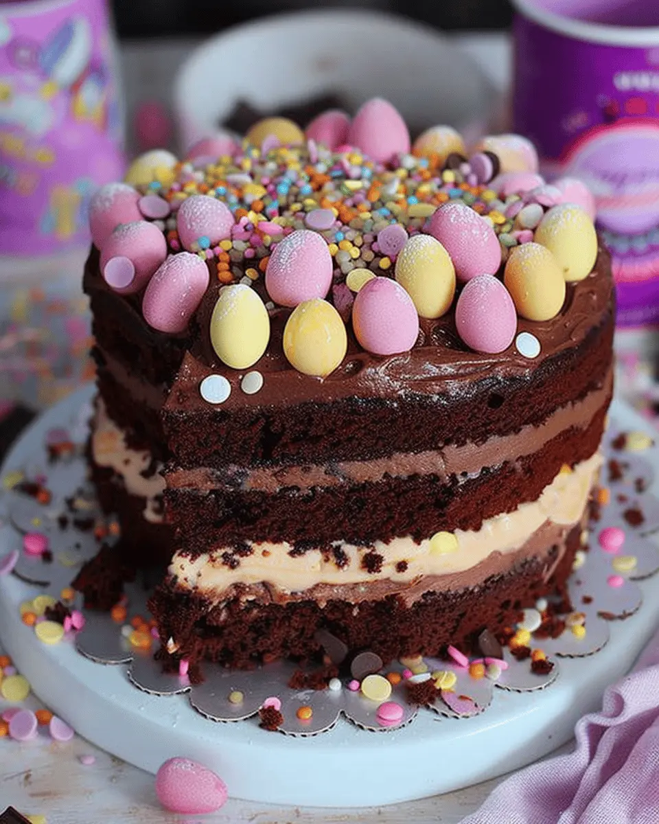 Mini Egg Chocolate Cake: Easy Recipe for Indulgent Home Baking