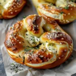 Mozzarella Stuffed Soft Pretzels