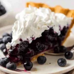 No Bake Blueberry Pie