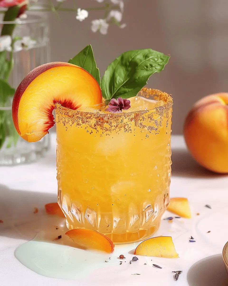 Peach Mocktail Perfection: Refreshing and Easy to Make