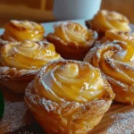 Peach Pie Cruffins