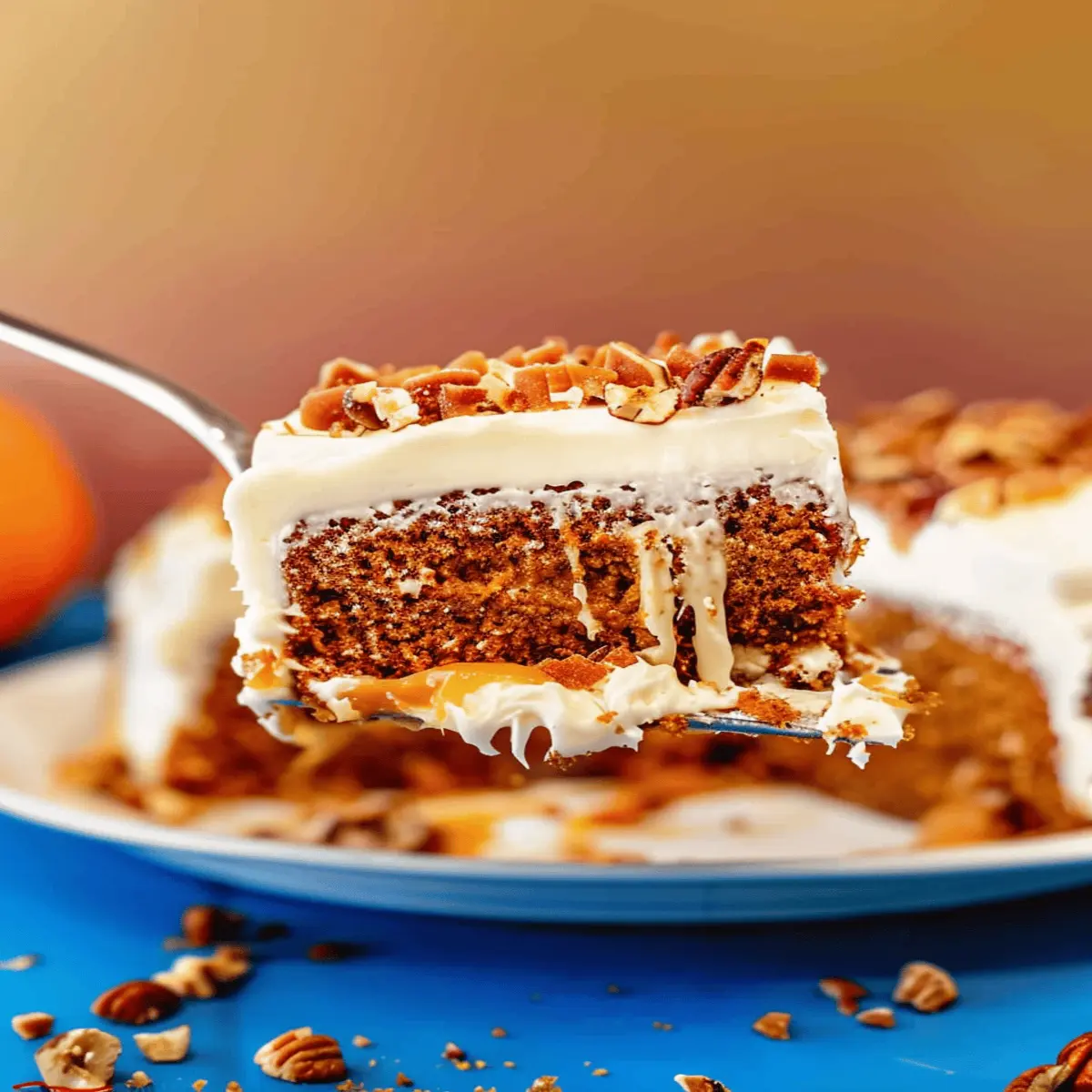 Pumpkin Poke Cake: The Best Comfort for Fall Cravings