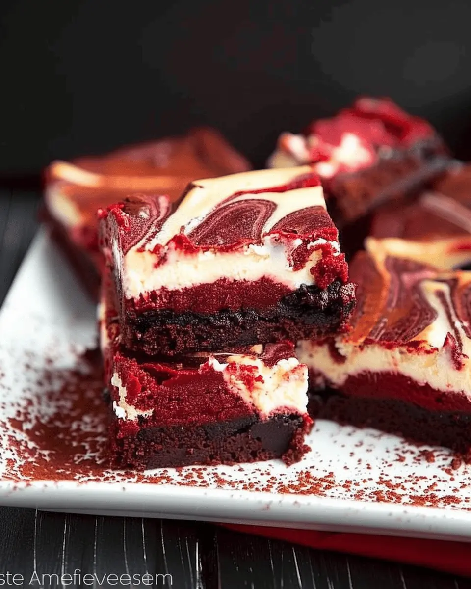 Red Velvet Cheesecake Brownie: Decadent Delight for You