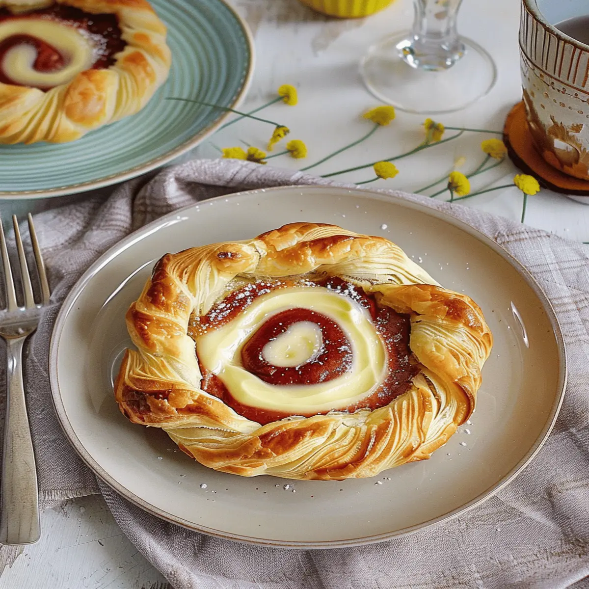 Vanilla Custard Puff Pastry Cake: Irresistibly Creamy Delight
