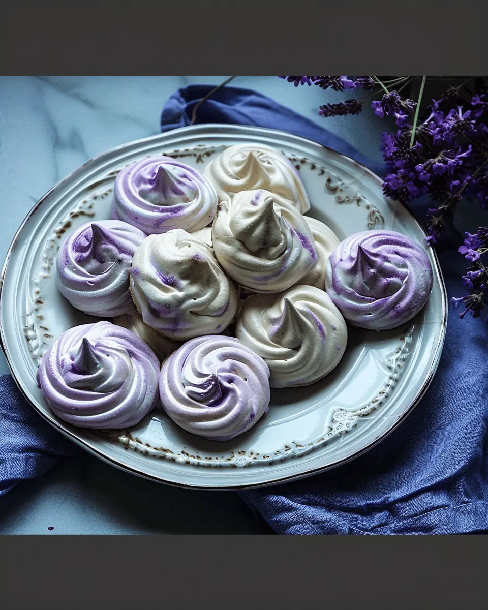 Lilac Meringue Delight: Easy Recipe for a Stunning Dessert
