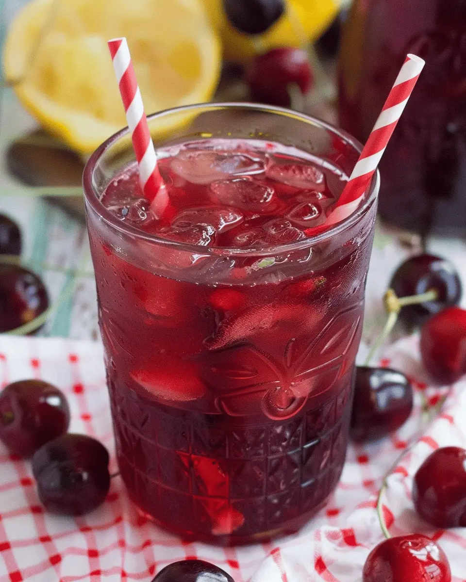 Cherry iced tea: A Refreshing Twist for Homemade Bliss
