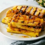 grilled caramelized brown sugar pineapple
