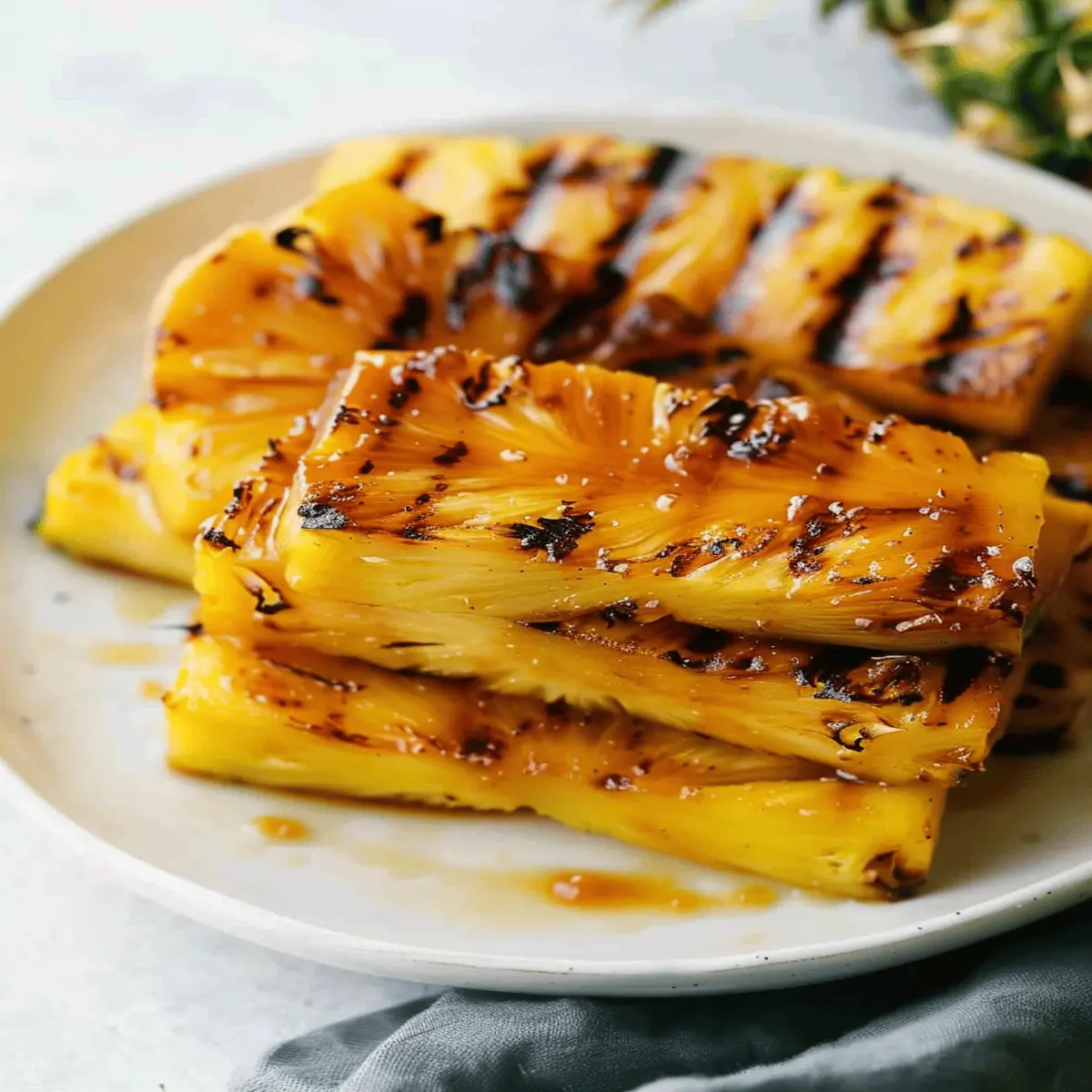 Grilled Caramelized Brown Sugar Pineapple: Juicy Flavor Awaits