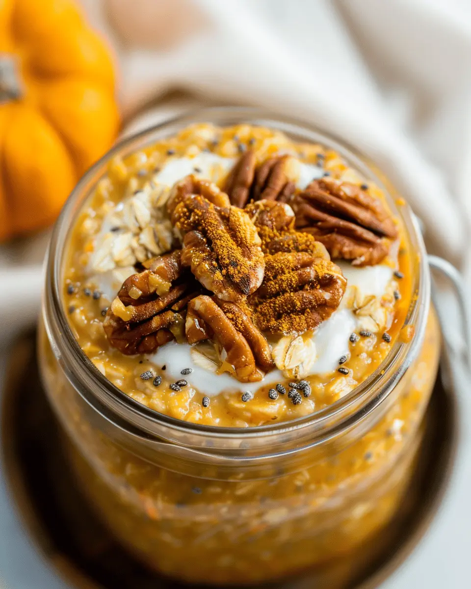 Pumpkin Pie Overnight Oats: Easy Chia Recipe for Fall Mornings