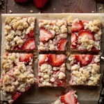 Strawberry Cheesecake Crumb Bars
