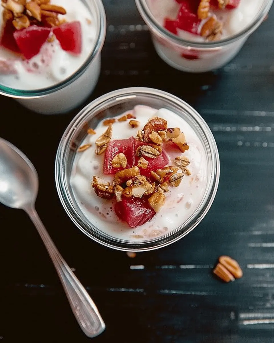 Rhubarb Yogurt Delight: Easy Recipe for Refreshing Indulgence
