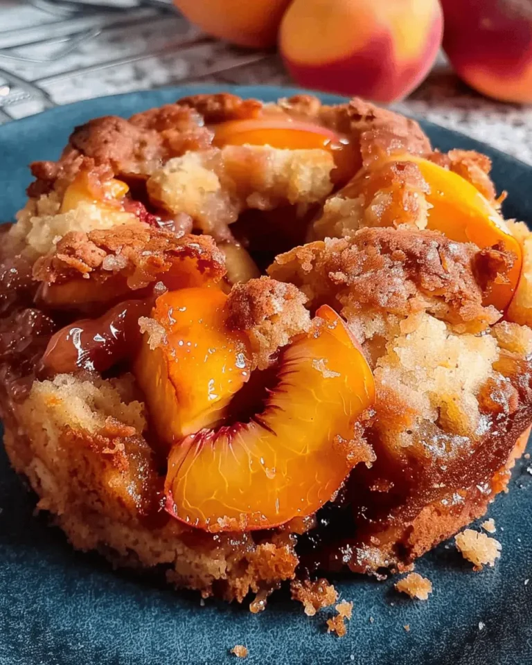 peach cobbler pound cake