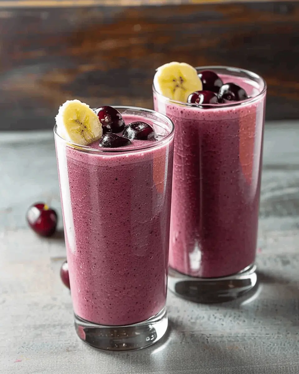 Banana Cherry Smoothie: Easy, Delicious, and Nutritious Treat