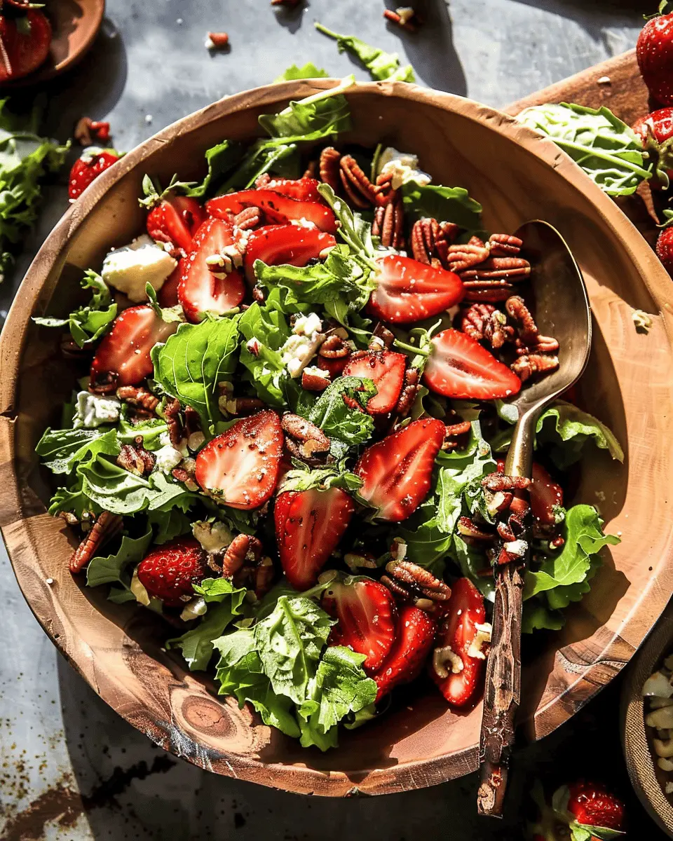 Strawberry Pecan Salad: A Fresh and Easy Delight to Savor