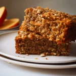 Healthy Breakfast Oatmeal Apple Cake