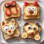 Animal Face Toast