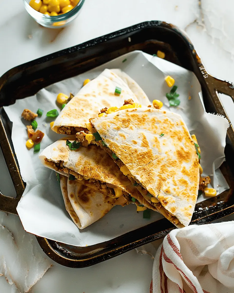 Breakfast quesadillas: Easy & Delicious Turkey Bacon Twist