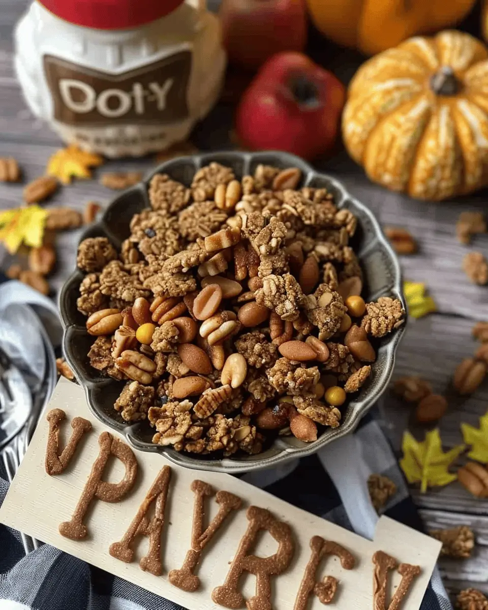 Praline Crunch: Indulgent Treat with Turkey Bacon and Pecans