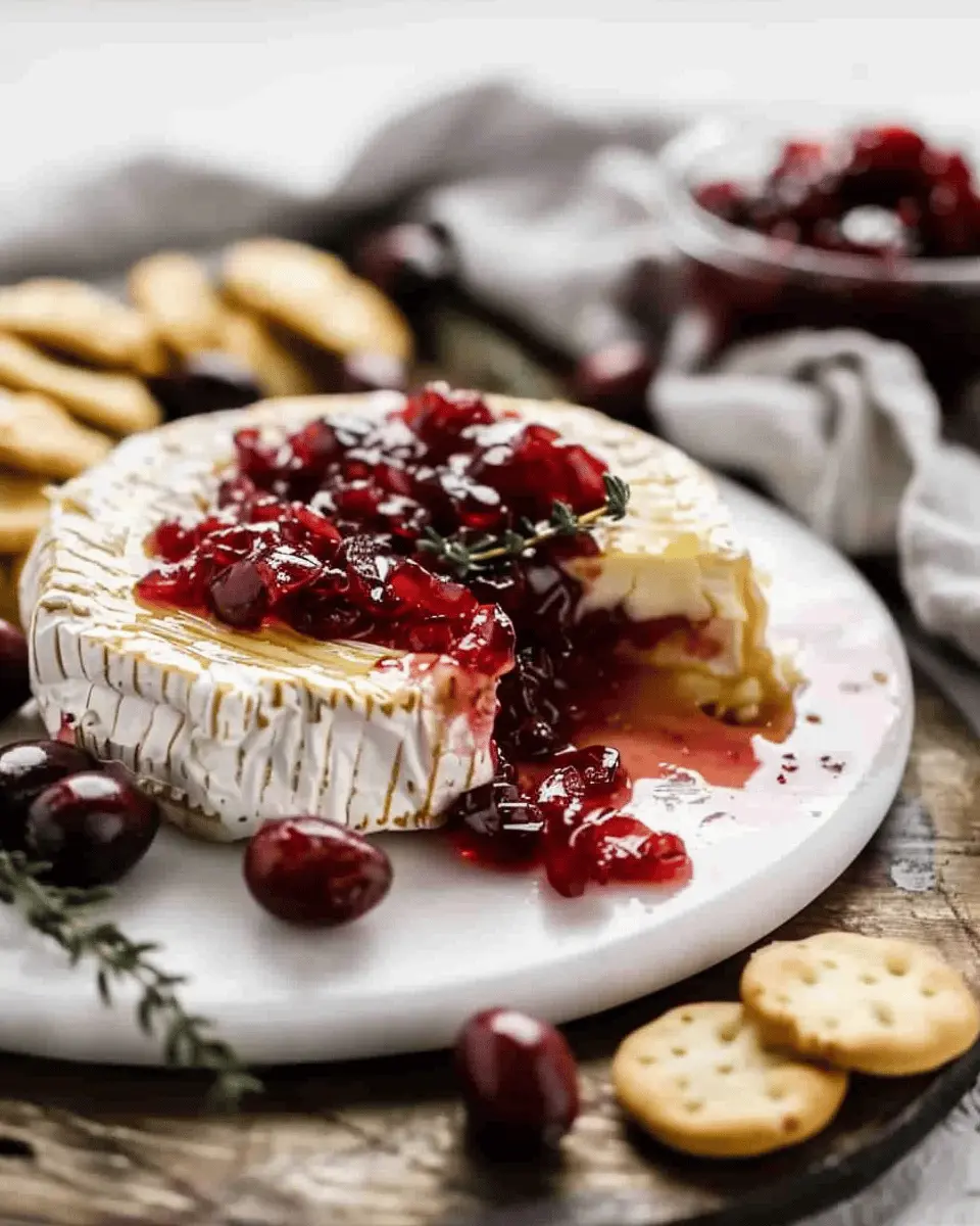 Cranberry Baked Brie: An Indulgent Twist on a Classic Appetizer