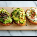Creamy Spicy Avocado Toast