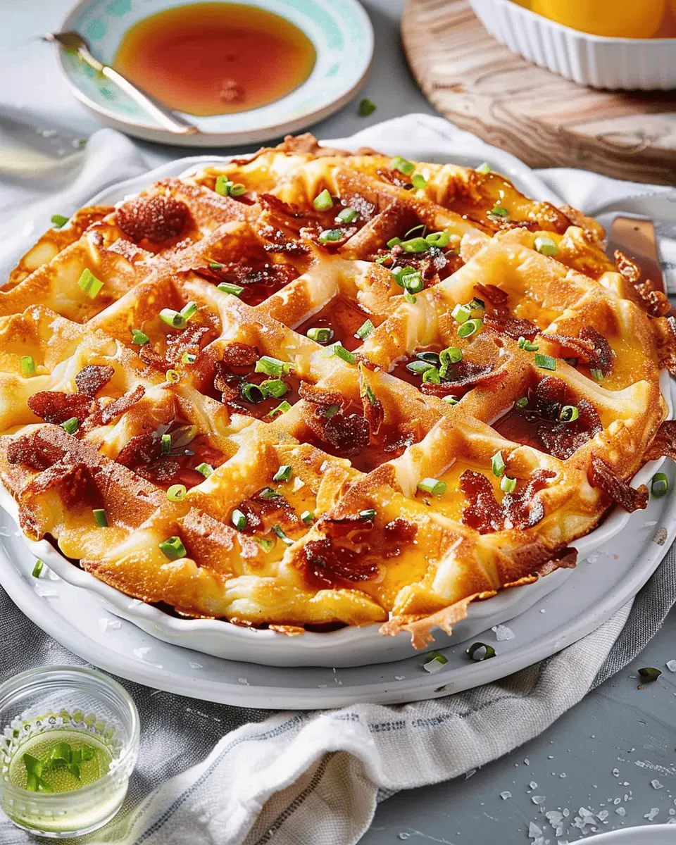 Crispy Hash Brown Waffles with Turkey Bacon: A Delicious Twist