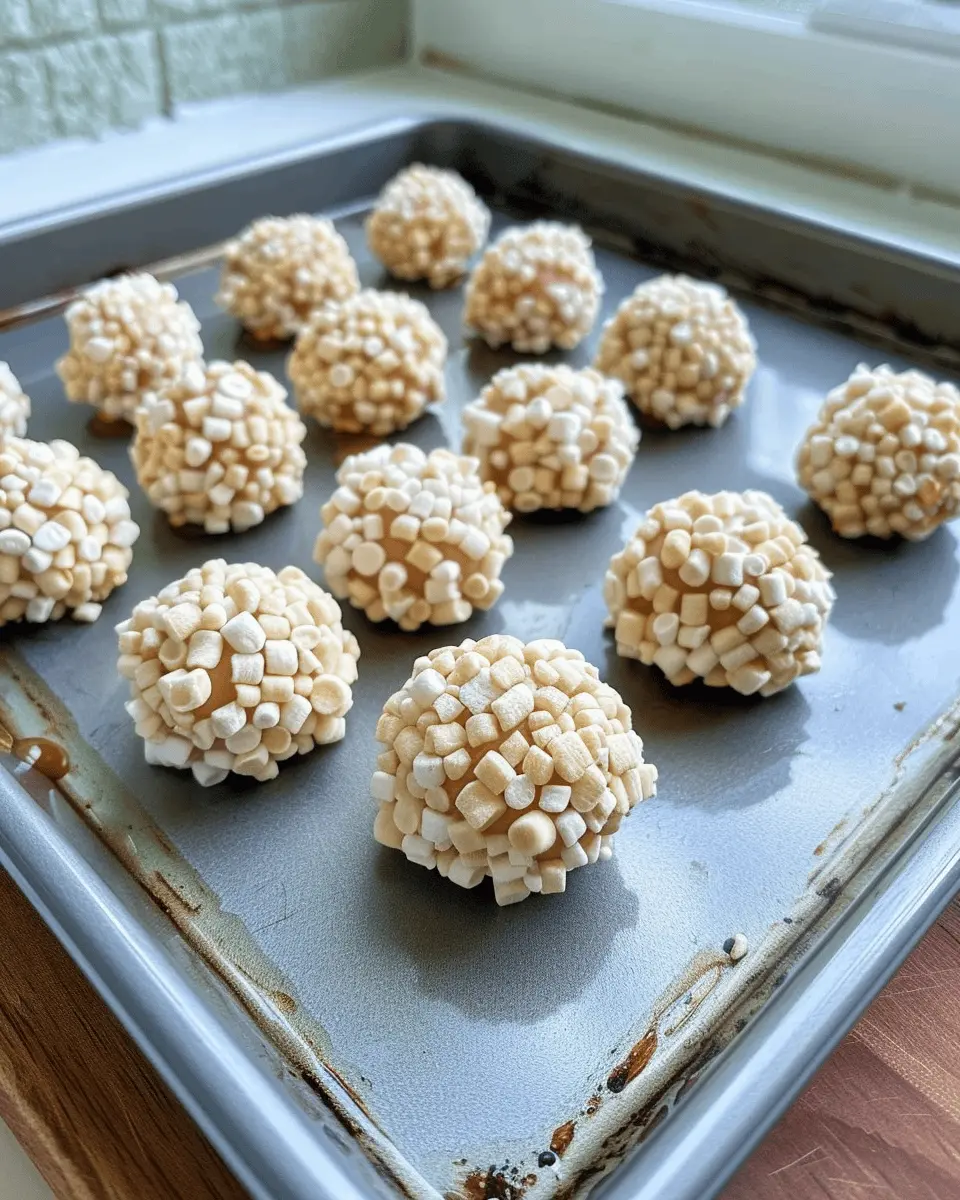 Marshmallow Caramel Crunch Balls: Easy Treats for Sweet Cravings