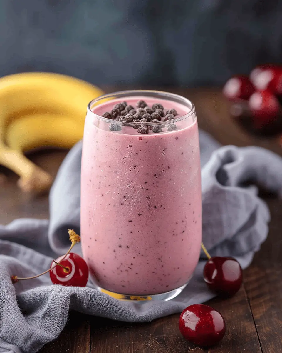 Banana Cherry Smoothie: A Refreshing and Easy Homemade Treat