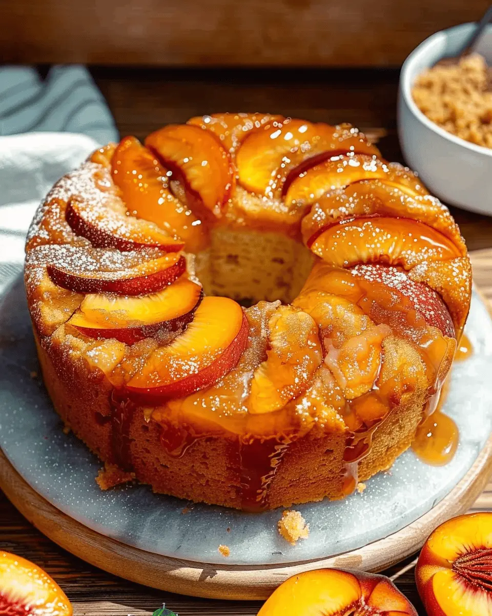 Peach Cobbler Pound Cake: The Best Twist on a Classic Dessert