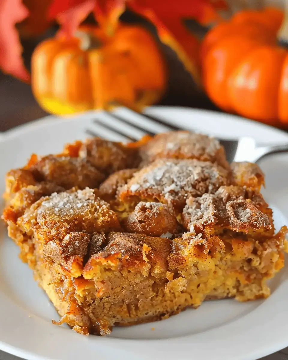 Overnight Pumpkin French Toast Casserole: Easy Fall Comfort Food