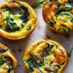 Spinach Quiche Muffins