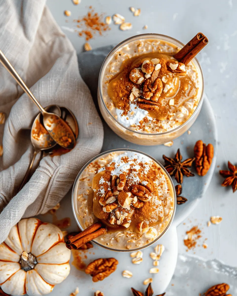 Pumpkin Pie Overnight Oats: A Cozy and Delicious Breakfast Delight