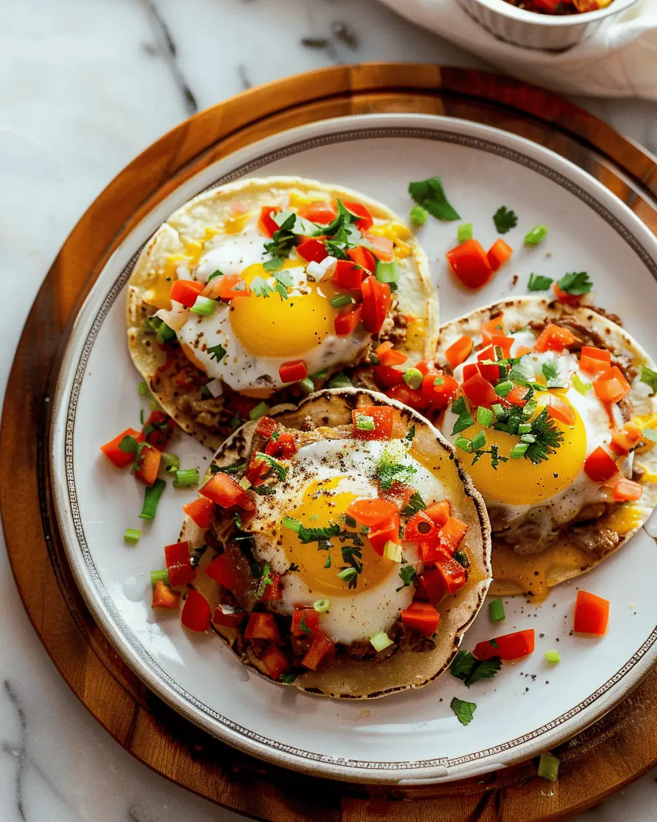Breakfast Tostadas: Easy and Flavorful with Turkey Bacon and Chicken Ham