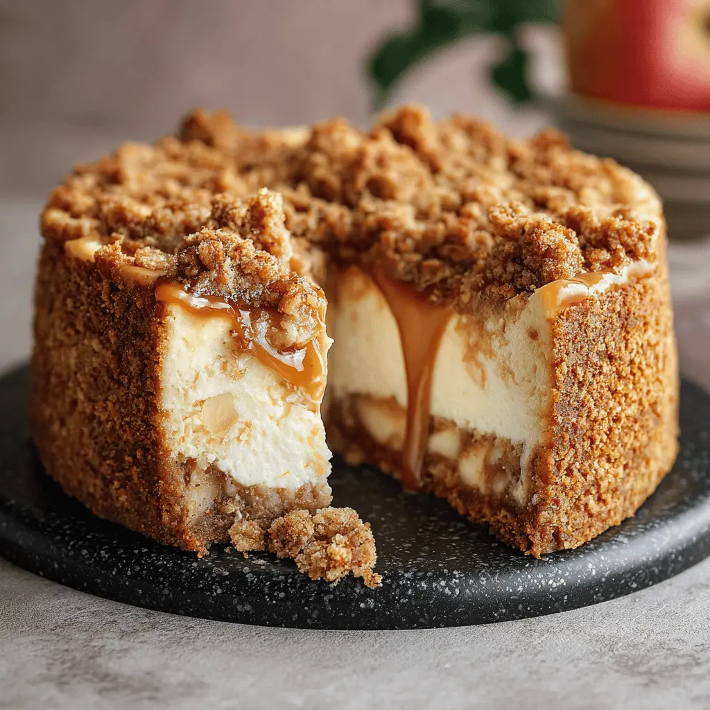 Apple Crumble Cheesecake: Easy Indulgence for Every Home Baker