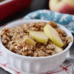 Amish-Style Apple and Cinnamon Baked Oatmeal