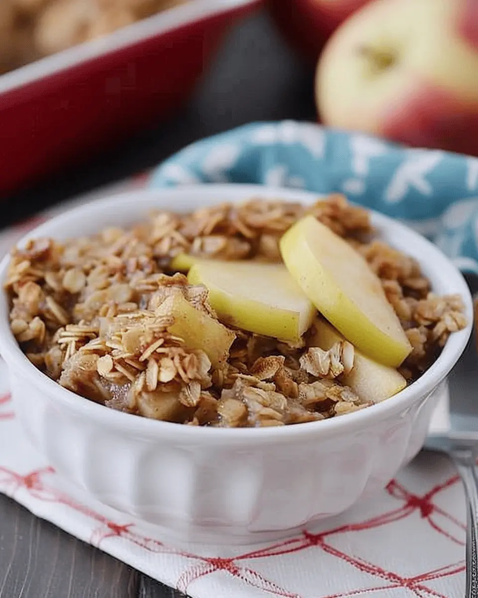 Amish-Style Apple and Cinnamon Baked Oatmeal: A Wholesome Breakfast Treat