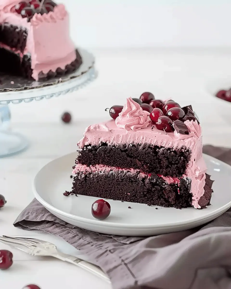 Cherry Chocolate Dream Cake: Indulgent Treat for Sweet Lovers