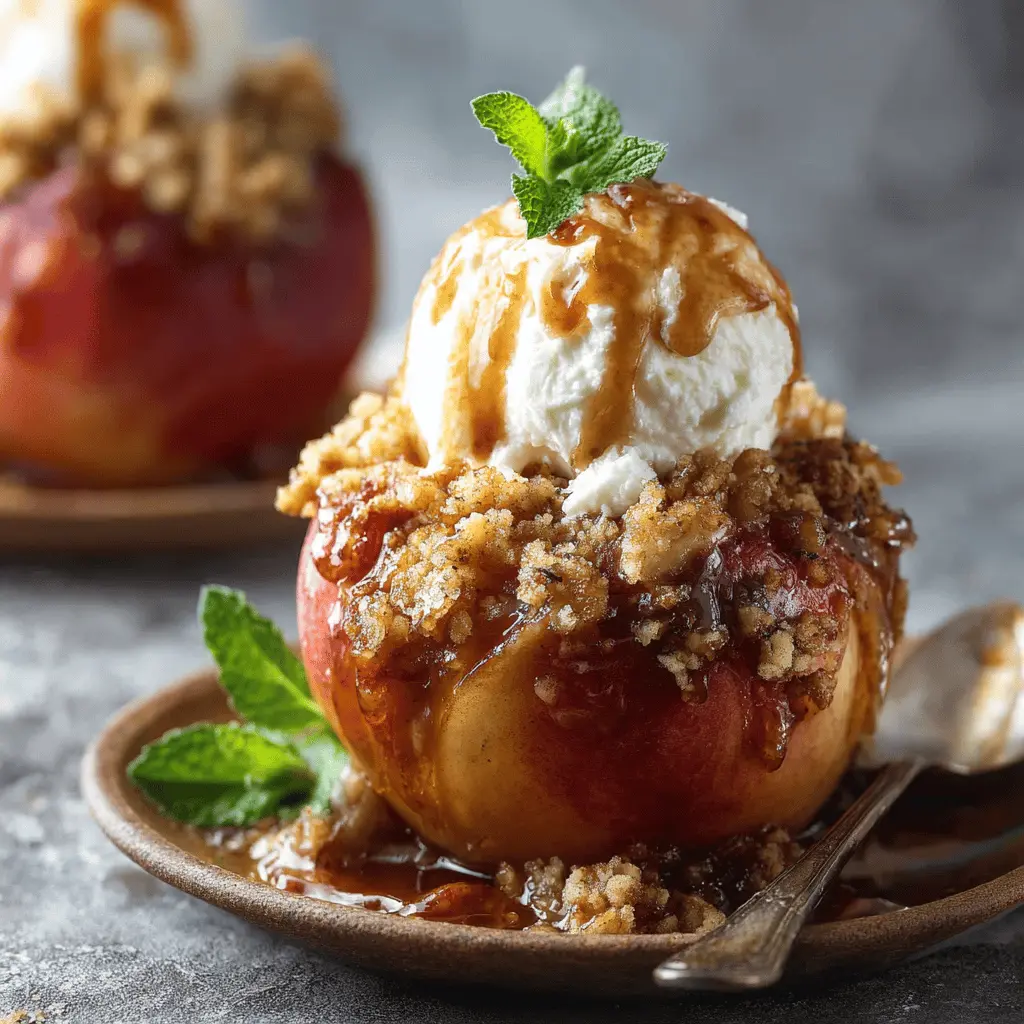 Apple Crisp Baked Apples: Easy Indulgence for Cozy Nights