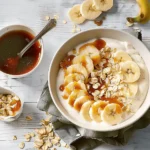 Salted Caramel Banana Yogurt Bowl